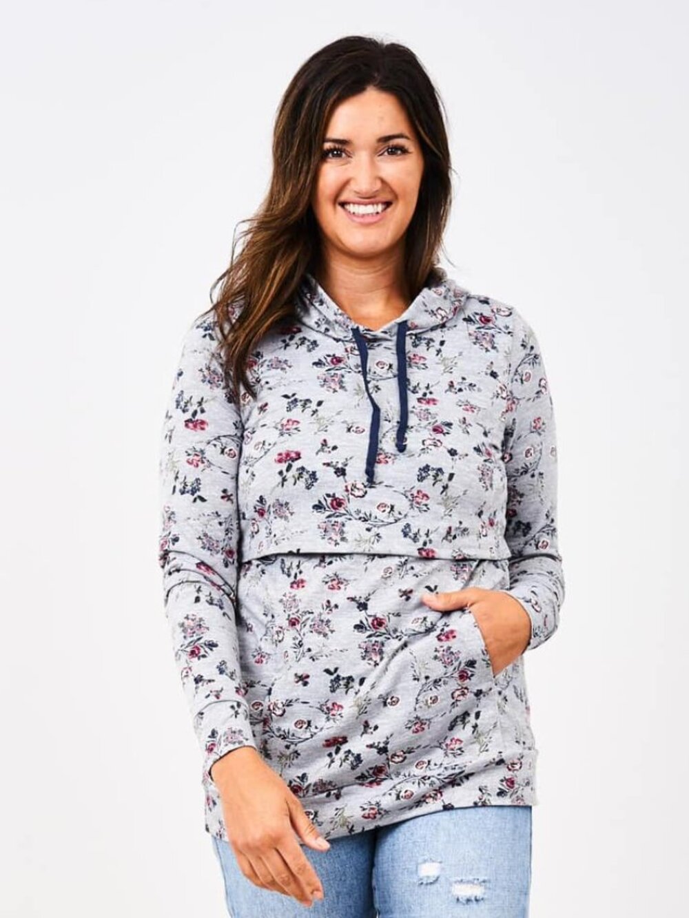 Latched Mama Everyday Hoodie - Cloudy Blooms
